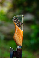 Faca Artesanal modelo Motociclista Premium Forjada - Especial para Churrasco e Culinária