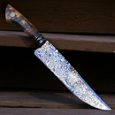 Aço Damasco – Edição Colecionador – Padrão Aleatório – 11" Lâmina