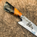 Faca Artesanal modelo Motociclista Premium Forjada - Especial para Churrasco e Culinária
